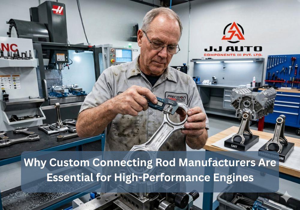 Why Custom Connecting Rod Manufacturers Are Essential for High-Performance Engines